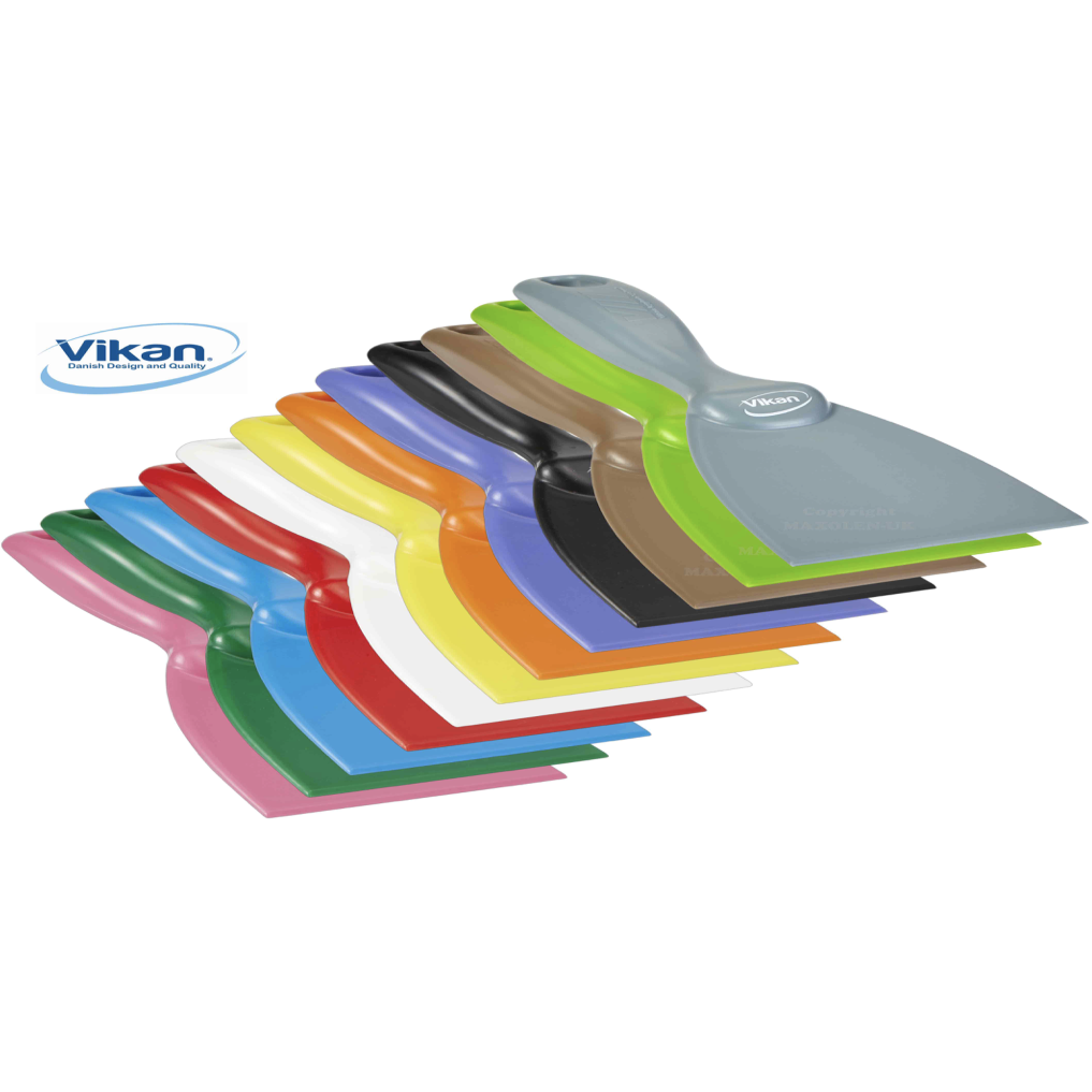 Vikan Polypropylene Hand Scraper 75mm Food Cooking Plastic DIY Scraping - Auto Rae-Chem