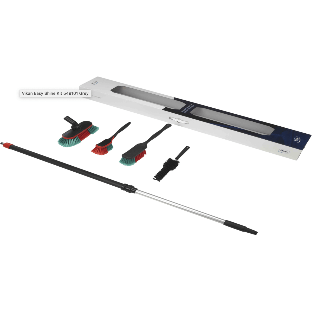 Vikan 990052 Transport System Starter Pack Wash Brushes & Telescopic Pole Set - Auto Rae-Chem
